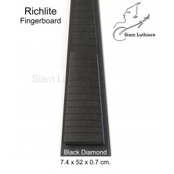 ฟิงเกอร์บอร์ด Richlite Black Diamond แบบท่อนสี่เหลี่ยม ไม่มีตัดร่อง